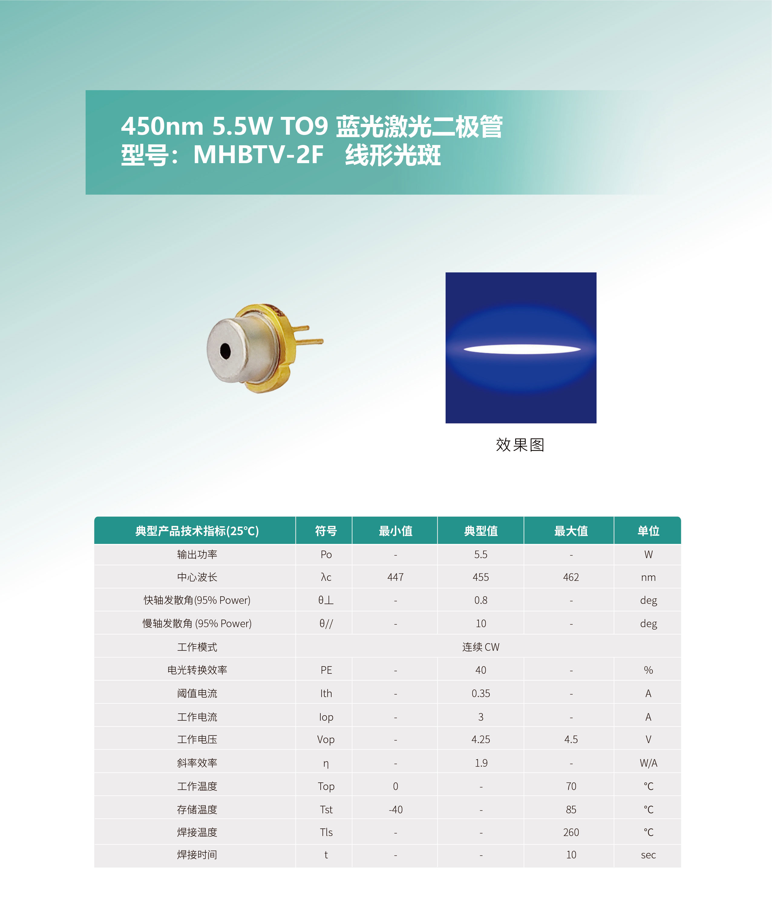450nm-5.5W-TO9-藍(lán)光激光二極管-MHBTV-2F-網(wǎng)站
