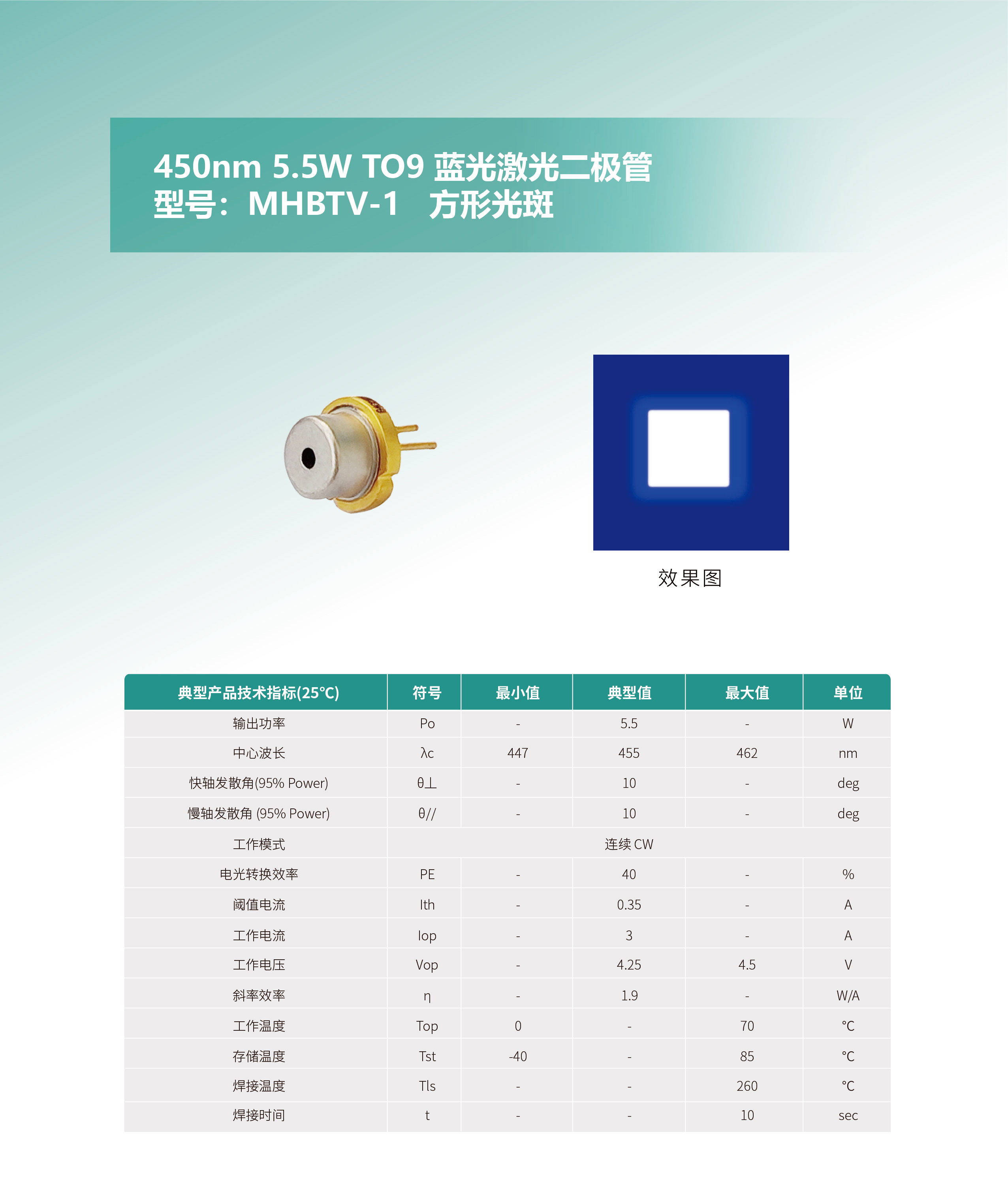 450nm-5.5W-TO9-藍(lán)光激光二極管-MHBTV-1-網(wǎng)站
